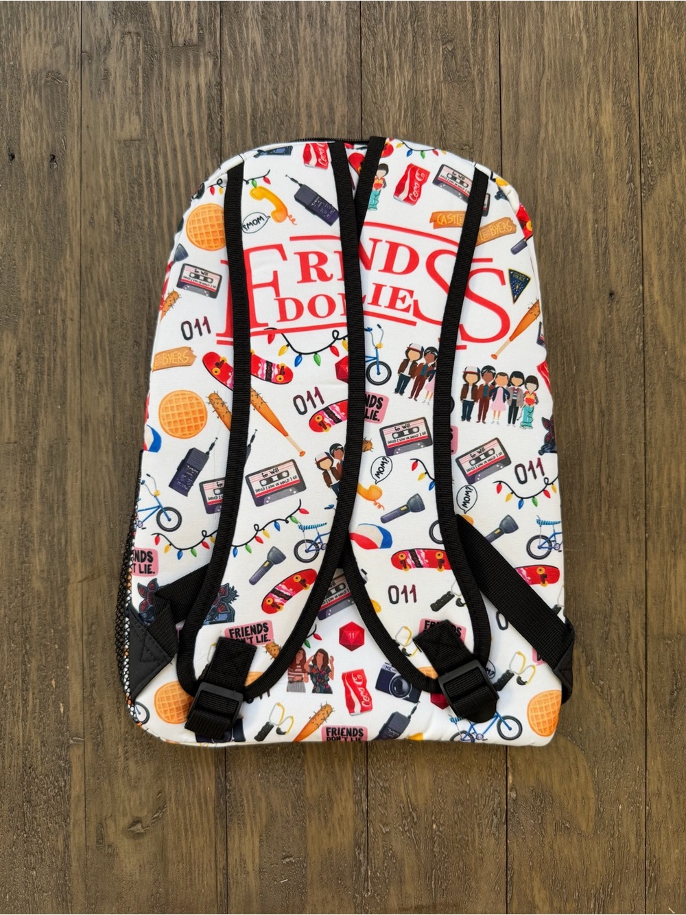 Stranger Things friends don’t lie backpack
New - Picture 2 of 3